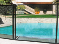 Barri�re D�montable Module de 1 Ml Noir Piscine s�curit�