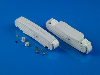 Kit de 2 patins Blancs pour Balai Piscine Hydraulique Poolvac Aq