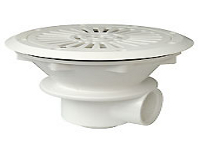 Bonde de Fond � 210 mm avec grille ABS vis Parker pour Piscine L