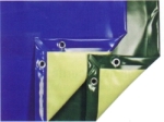 Couverture d'hiver opaque Eco  bleu 8x4