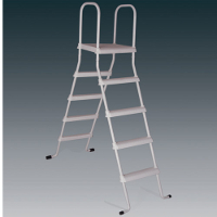 Echelle hors sol 2x4 marches + plateau