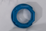 Pied flexible bleu