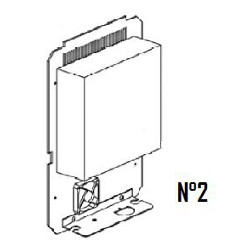 02 Ensemble alimentation électronique Ei (châssis alu + carte + ventilateur)