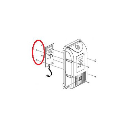 04 Vis 4x1/4" de fixation de carte électronique Ei