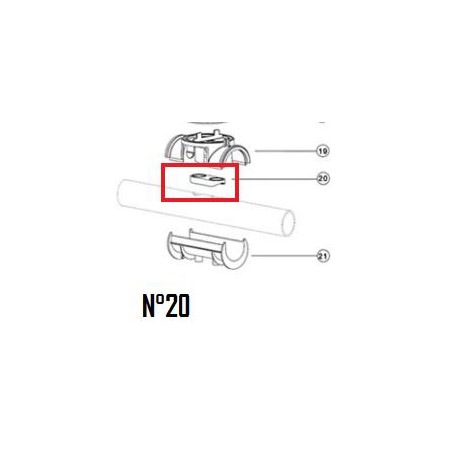 20 Joint plat de tuyau EU (DN50mm & DN63mm)