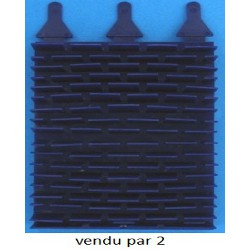 BROSSE LAMELLES PAR2 PVC EC Bleu pour vortex 3