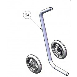 024 Tube chariot POUR CYCLONX/RC4400/RC4401