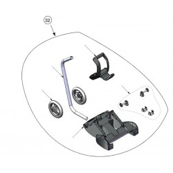 032 Chariot de transport POUR CYCLONX/RC4400/RC4401