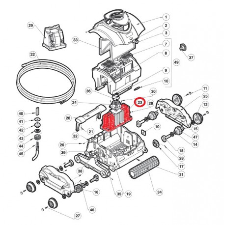 023 Bloc moteur