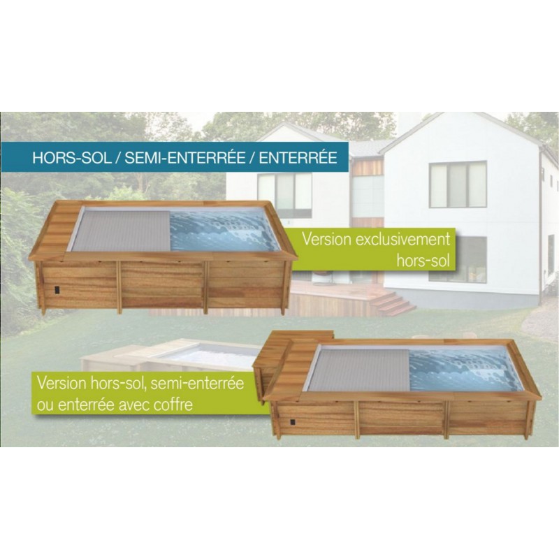 Piscine Bois Urbaine Bwt Mypool L25 X L6 X H133 M Leroy Merlin