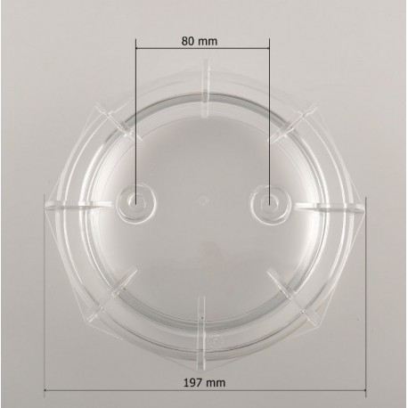 Couvercle Dôme Filtre Sable Jupiter 6" / Galactic transparent