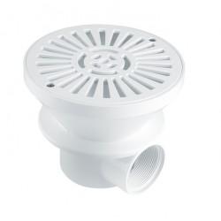 BONDE DE FOND Gamme norm grille anti vortex blanc