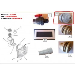 Buse de refoulement pour skimmer, bouches large et étroite ( 12 ) 