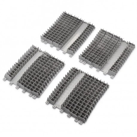 4 Brosses grimpantes grises