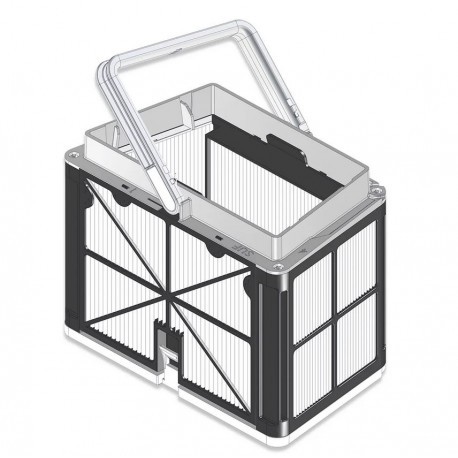 Panier épais avec 4 cartouches ultra fines