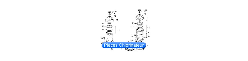 Pièces de chlorinateur